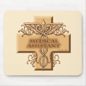 Medisch assistent Caduceus Muismat (Voorkant)