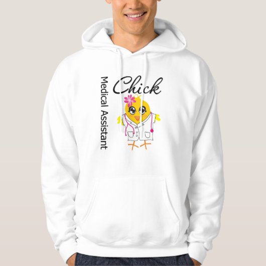 Medisch assistent Chick Hoodie (Voorkant)