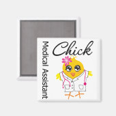 Medisch assistent Chick Magneet (Voorkant / Achterkant)