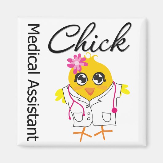 Medisch assistent Chick Magneet (Voorkant)