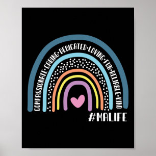 Medisch assistent Compassionate Caring Speciale Poster