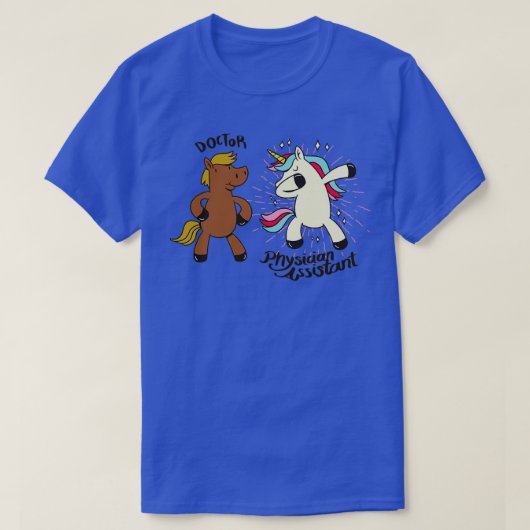 Medisch assistent en medisch assistent grappig uni t-shirt (Design voorkant)
