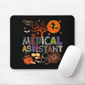 Medisch assistent Halloween Zombie Costume Scary P Muismat (Met muis)