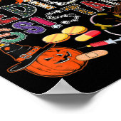 Medisch assistent Halloween Zombie Costume Scary P Poster (Hoek)