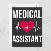 Medisch assistent hartslag Zenuwziekenhuis Briefkaart (Voorkant / Achterkant)