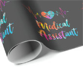 Medisch assistent hartslag Zenuwziekenhuis Harthar Cadeaupapier (Rol Hoek)