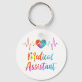 Medisch assistent hartslag Zenuwziekenhuis Harthar Sleutelhanger (Voorkant)