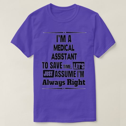 Medisch assistent kerstcadeau op zaterdag 3 t-shirt (Design voorkant)