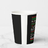 Medisch assistent kerstShirt Papieren Bekers (Rechts)