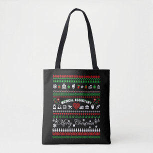 Medisch assistent kerstShirt Tote Bag