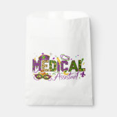 Medisch assistent - Mardi Gras Bedankzakje (Voorkant)