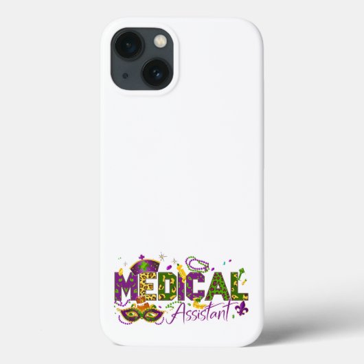 Medisch assistent - Mardi Gras Case-Mate iPhone Case (Achterkant)
