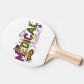 Medisch assistent - Mardi Gras Tafeltennisbatje (Zijkant)