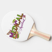 Medisch assistent - Mardi Gras Tafeltennisbatje (Zijkant)