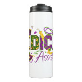 Medisch assistent - Mardi Gras Thermosbeker (Voorkant)