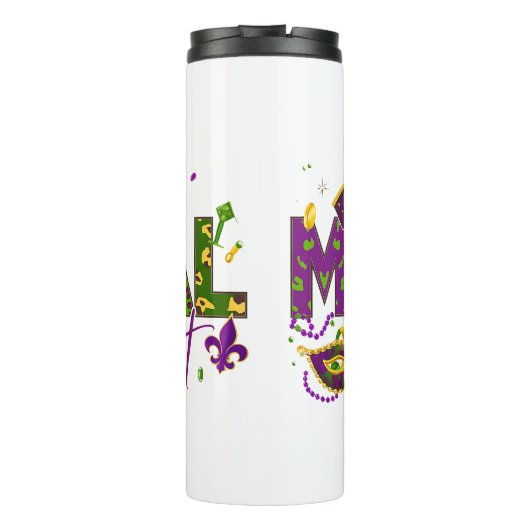 Medisch assistent - Mardi Gras Thermosbeker (Achterkant)