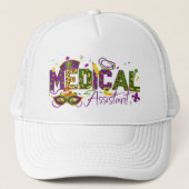 Medisch assistent - Mardi Gras Trucker Pet (Voorkant)