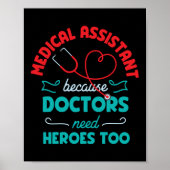 medisch assistent medische assistent van artsen we poster (Voorkant)