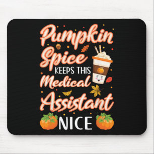 Medisch assistent pompoen kruid latte herfst Herfs Muismat