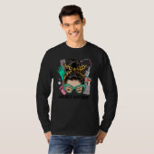 MEDISCH ASSISTENT Rommelige Knot Afro Haar Verplee T-shirt (Voorkant volledig)