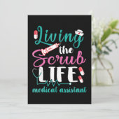 Medisch assistent save the date (Staand voorkant)