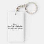 Medisch assistent sleutelhanger (achterkant)