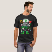 Medisch assistent St Patrick's Day Zuster Crew T-shirt (Voorkant volledig)