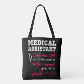 Medisch assistent Stapsgewijze verpleegster Tote Bag (Achterkant)