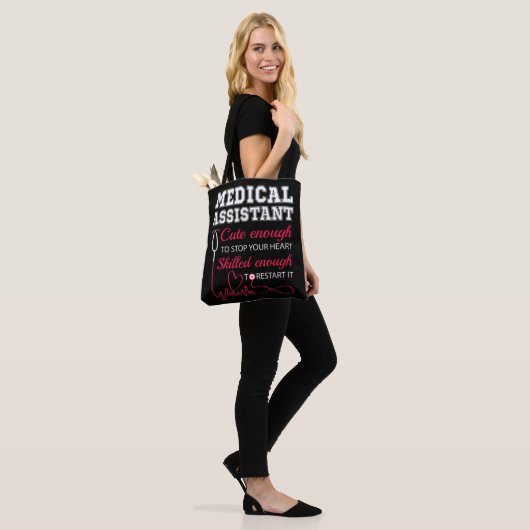 Medisch assistent Stapsgewijze verpleegster Tote Bag (Op model)