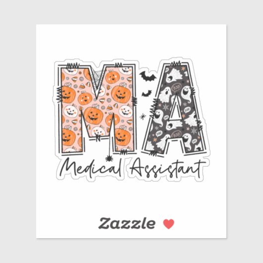 Medisch assistent sticker (Vel)