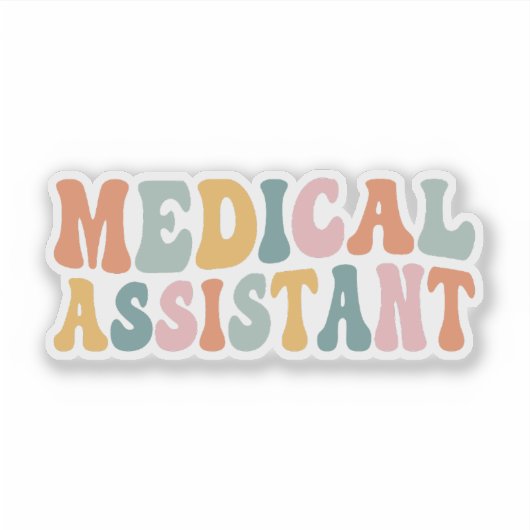 Medisch assistent sticker (Voorkant)