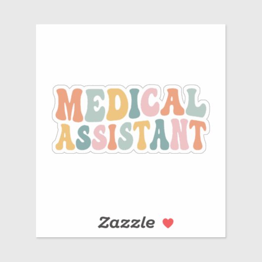 Medisch assistent sticker (Vel)