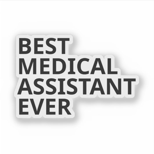 Medisch assistent sticker (Voorkant)