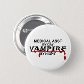 Medisch assistent Vampire van nacht Ronde Button 5,7 Cm (Voorkant /achterkant)