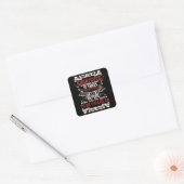 Medisch assistent vierkante sticker (Envelop)