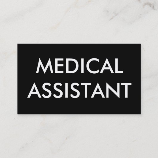 medisch assistent visitekaartje (Voorkant)