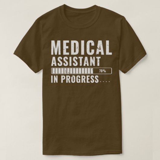 Medisch assistent voor de opleiding van toekomstig t-shirt (Design voorkant)