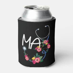 Medisch assistent ziekenhuis Stethoscoop Floral Wr Blikjeskoeler