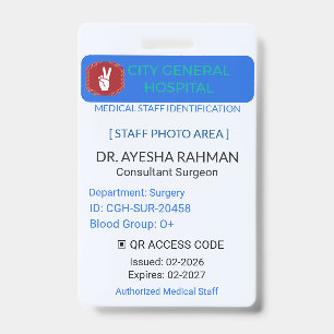 Medisch Badge Verpleegster Badge Veilige ID