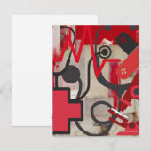 Medisch beroep notitiekaartje (Voorkant / Achterkant)