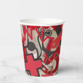 Medisch beroep papieren bekers (Rechts)