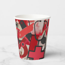 Medisch beroep papieren bekers