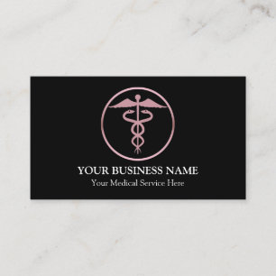 Medisch Caduceus-symbool Visitekaartje