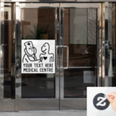 Medisch Centrum Hart Gezondheidsthema Raamsticker (Kantoordeur)
