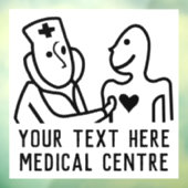 Medisch Centrum Hart Gezondheidsthema Raamsticker (Vel 3)