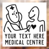 Medisch Centrum Hart Gezondheidsthema Raamsticker (Vel 2)