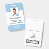 Medisch Centrum Verpleegster Foto ID Badge (Voor- en achterkant)
