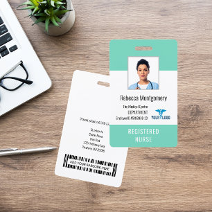 Medisch Centrum Verpleegster Foto ID Badge