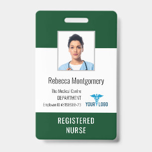 Medisch Centrum Verpleegster Foto ID Badge