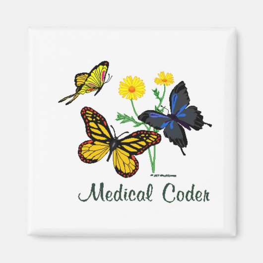 Medisch-coderende boter magneet (Voorkant)